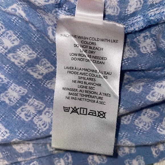 Urban Outfitters Cecile Pleated Mini Skirt Butterfly Print - Picture 5 of 8